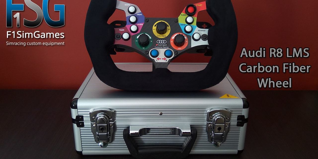 Réplique du volant Audi R8 LMS par F1 SIMGAMES : La voilà ! - Simrace-Blog