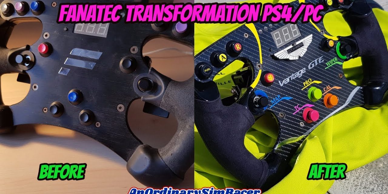 DIY : Un volant FANATEC Formula aux couleurs d'Aston Martin - Simrace-Blog